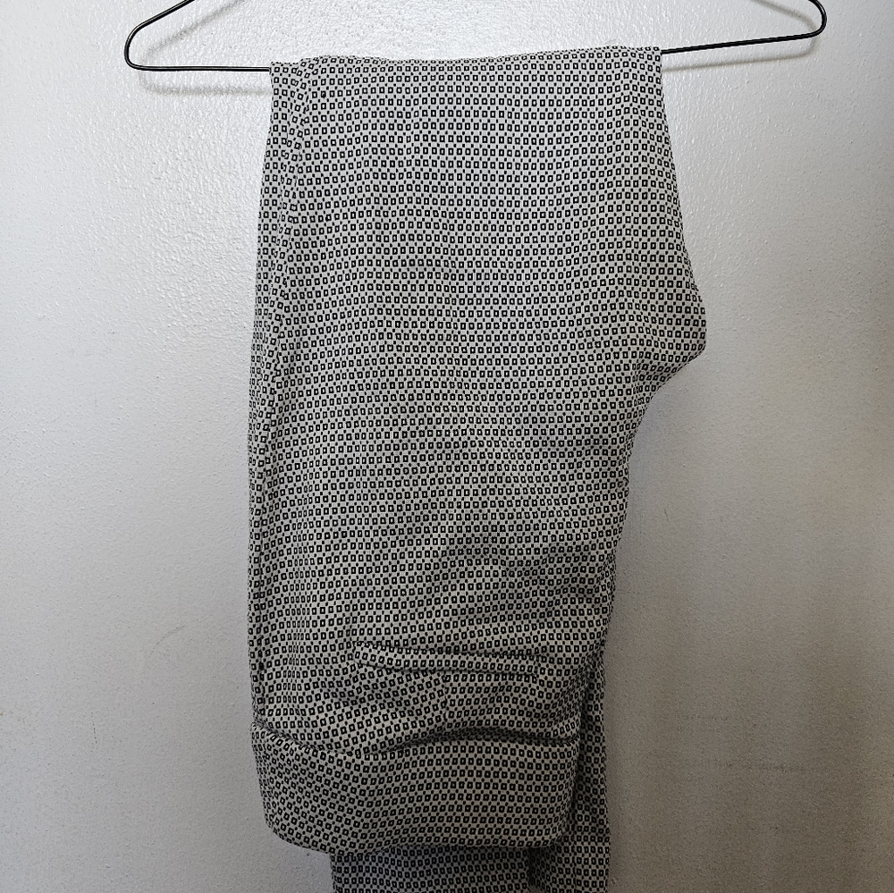 Size 12 Apt. 9 Black and White Stretchy Work Pants